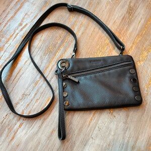 Hammitt Black Leather Wristlet
